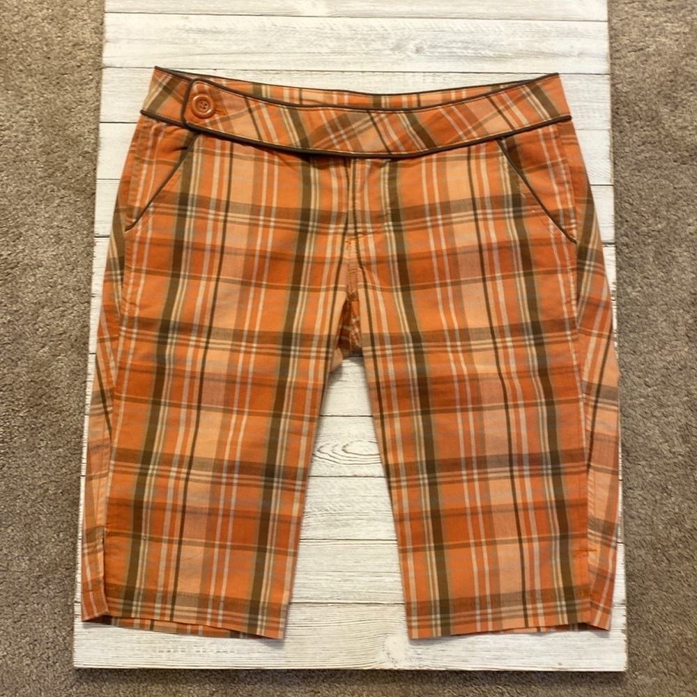 Boom Boom Jeans Orange Belted Bermuda